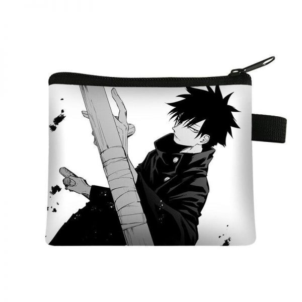 Megumi Black and White Mini Jujutsu Kaisen Wallet JMS2812