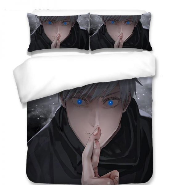 Jujutsu Kaisen Duvet Cover Gojo Satoru Blue Eyes JMS2812