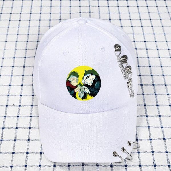Yuji X Panda Yellow Jujutsu Kaisen Cap JMS2812