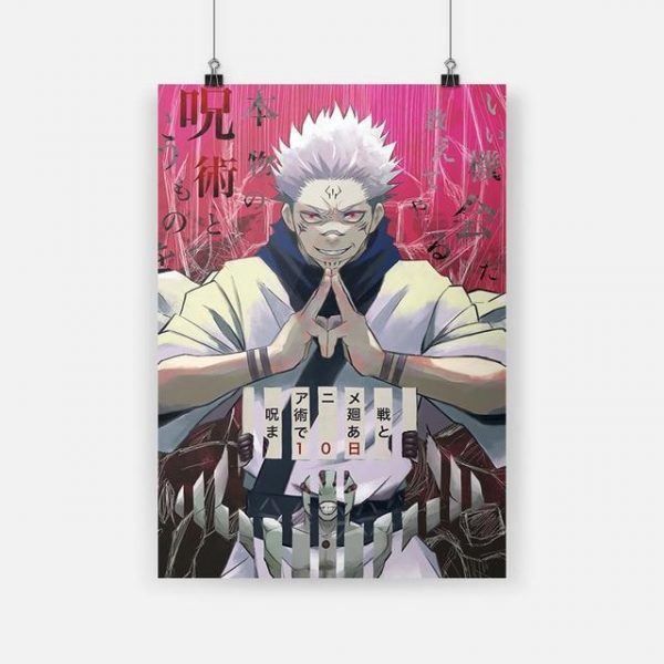 Sukuna Ryomen Jujutsu Kaisen Poster JMS2812